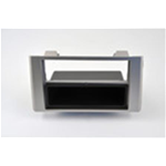 Mascherina doppio iso Iveco Daily 2009> colore silver con cassettino