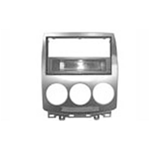 Mascherina din/doppio din Mazda 5 2006> colore silver con cassettino