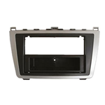 Mascherina doppio din Mazda 6 2008> - colore Silver con cassettino