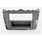 Mascherina doppio din Mazda 6 2008> - colore nero con cassettino