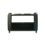 Mascherina doppio iso Mercedes A (W169), B 2005>, Vito, Viano, Sprinter 2006> ,VW Crafter 06> con cassettino