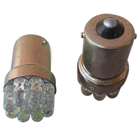 Led 12 volt BA15S 9 led bianchi