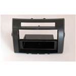 Mascherina doppio din Toyota Corolla Verso 2005> - colore nero con cassettino