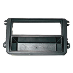 Mascherina doppio iso Seat, Volkswagen, Skoda con cassettino