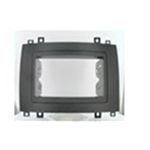 Kit doppio din Cadillac Cts 03>,Srx 04>07, nero