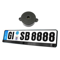 Kit 3 parking sensor con buzzer  con portatarga italiano