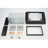 kit completo di fascia metallica doppio iso +Mascherina Fiat Stilo