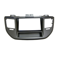 Kit adattatore doppio din Nero per HYUNDAI Tucson dal 2015>