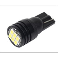 Coppia lampade a led CAN BUS NO ERROR 12 volt T10 (W5W) 6 led alta luminosità 6000k