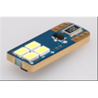 Coppia lampade a led CAN BUS NO ERROR 12 volt T10 W5W 4 led alta luminosità 6000k