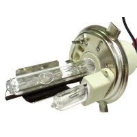 COPPIA LAMPADA XENON H4 +ABBAGLIANTE ALOGENA