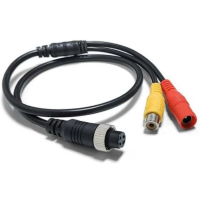 Adattatore per telecamere rca a connettore a vite 4 pin femmina
