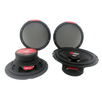 2 WAY COAXIAL- 6,5 165mm -200 WATT Peak Power- 4 Ohm -Completi di griglie