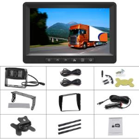 Kit professionale 12/24 volt DIGITALE  Wireless monitor 7'' con 1 telecamera Wireless infrarossi nere