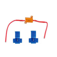 Coppia resistenze per simulare un carico da 5 Watt a 24 Volt