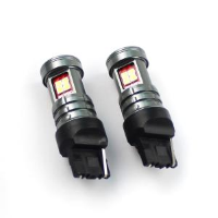 Coppia lampade a led 12/24 volt T20-7440- W21W singolo filamento alta luminosità 800 lumen 6000k