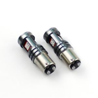 Coppia lampade a led 12/24 volt BAY15D-1157- P21/5W doppio filamento alta luminosità 800/200 lumen 6000k LUCE ROSSA
