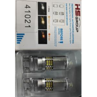Coppia lampade a led FULL CAN BUS NO ERROR 12 volt 3157 - P27/7W 60 led alta luminosità 6000k
