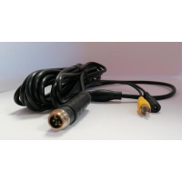 Cavo adattatore 5 MT per telecamere con connettore a vite 4 pin maschio a rca maschio