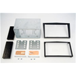 Kit doppio din Opel Astra H 04> Nero