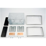 Kit doppio din Opel Corsa 06> silver