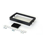 Kit doppio din SsangYong Kyron 2005> antracite- solo per veicoli senza autoradio OEM (necessita di accessorio originale)