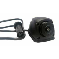 Telecamera professionale IP67 12/24 volt con infrarossi nera connettore a vite 4 pin