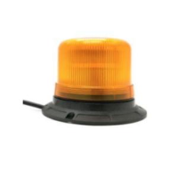 Lampeggiante led con avvisatore acustico retromarcia integrato. Buzzer integrato, 12-110volt, 5 tipi di lampeggio, 130mm di diametro, 89mm di altezza. Omologazione ECE R65, ECE R10