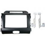 Kit doppio din Kia Sportage 2010> colore nero antracite