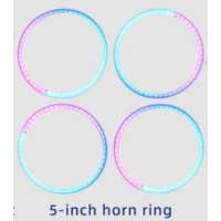 4 anelli griglia altoparlanti 130mm per kit ambient lighting RGB