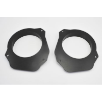 Coppia supporti altoparlanti 165 mm porte anteriori Fiat, Citroen, Toyota, Peugeot