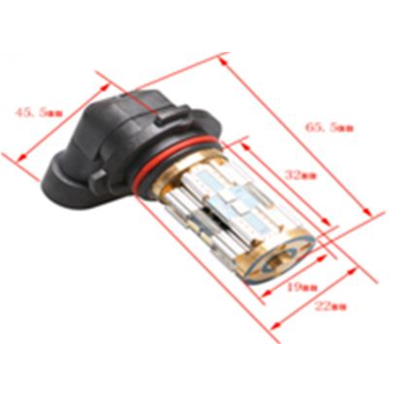 Coppia lampade a led CAN BUS NO ERROR 12 volt H9 8 led alta luminosità 6000k