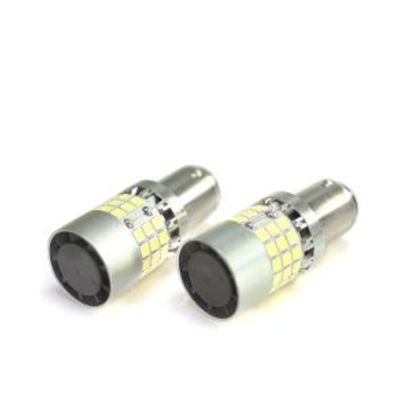 Coppia lampade a led SUPER CAN BUS NO ERROR 21/5WATT REALI 12 volt BAY15D -1157- P21/5W alta luminosità 6000k