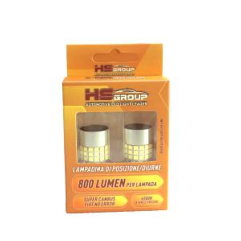 Coppia lampade a led SUPER CAN BUS NO ERROR 21/5WATT REALI 12 volt BAY15D -1157- P21/5W alta luminosità 6000k