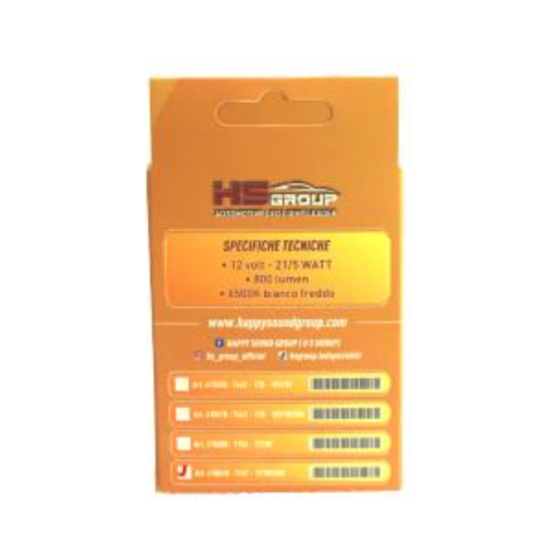 Coppia lampade a led SUPER CAN BUS NO ERROR 21/5WATT REALI 12 volt BAY15D -1157- P21/5W alta luminosità 6000k