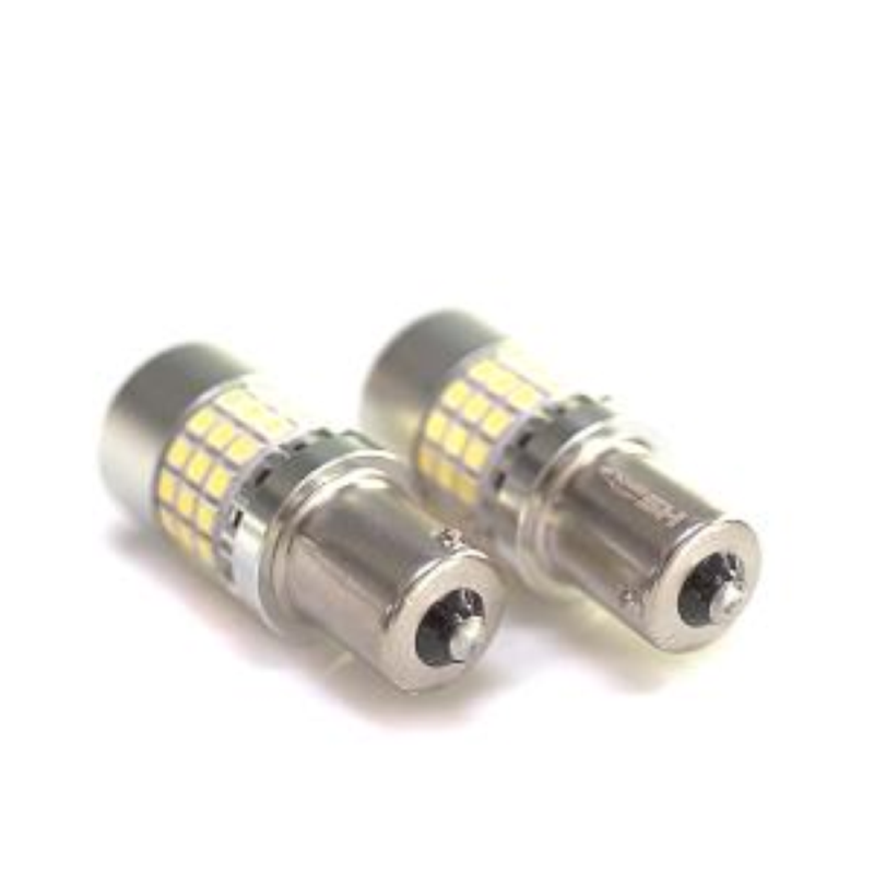 Coppia lampade a led SUPER CAN BUS NO ERROR 21WATT REALI 12 volt BA15S -1156- P21W alta luminosità 6000k