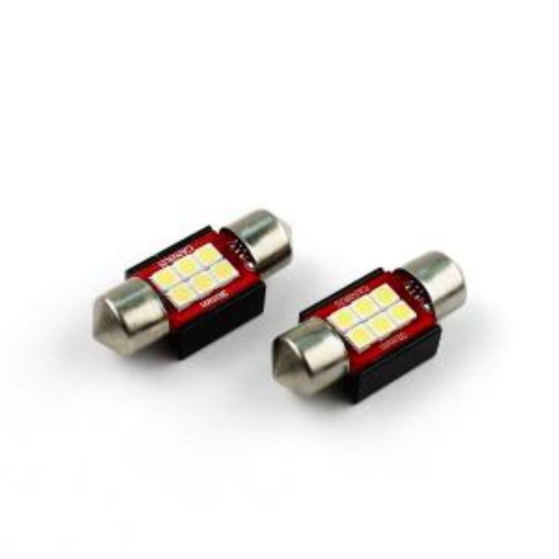 COPPIA LED 12/24 VOLT SILURO 31MM 6 SMD