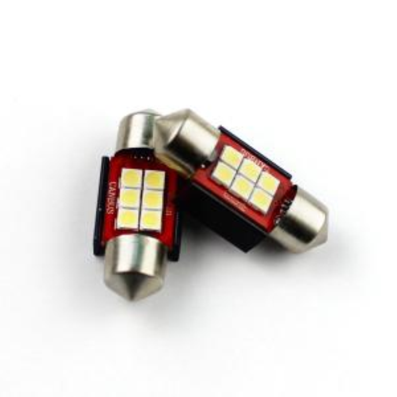 COPPIA LED 12/24 VOLT SILURO 31MM 6 SMD