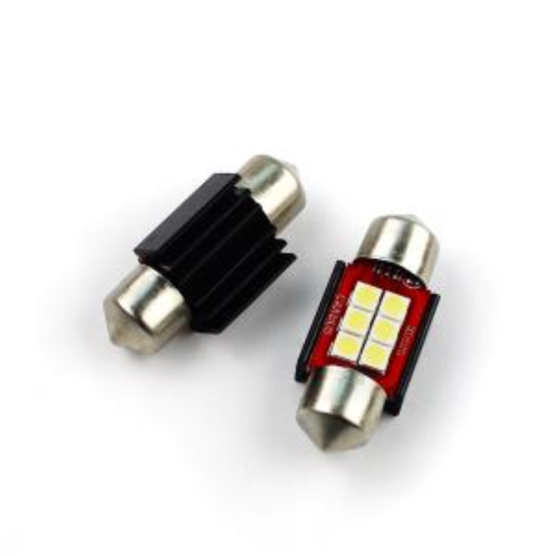 COPPIA LED 12/24 VOLT SILURO 31MM 6 SMD