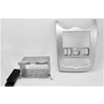 Mascherina doppio din Dacia Duster-logan-sandero 2006> SILVER