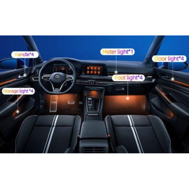 Kit ambient lighting RGB 14pz