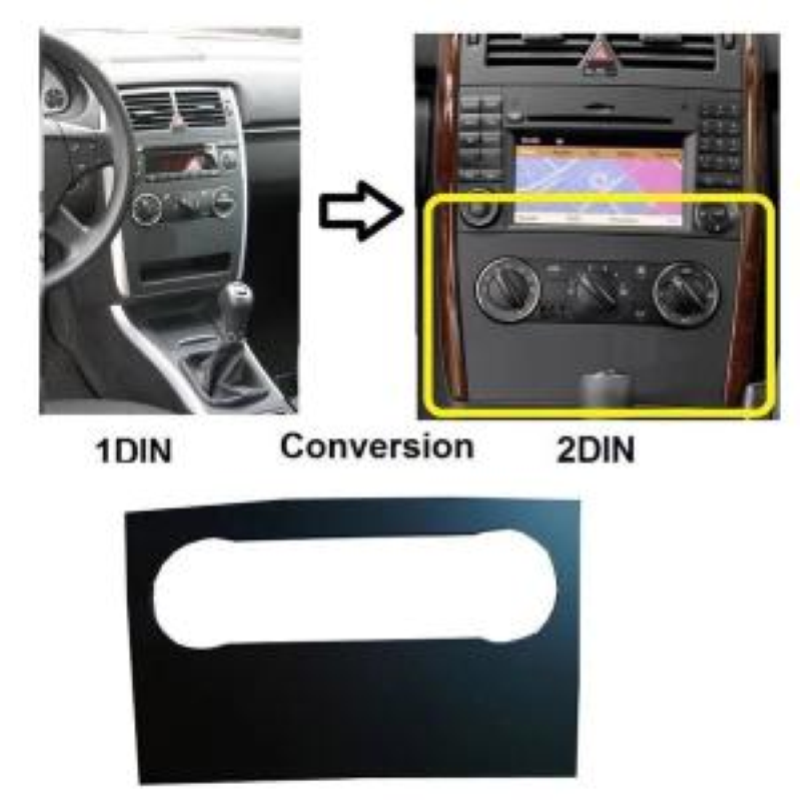 KIT CONVERSIONE 2 DIN MERCEDES A W165 , B W245