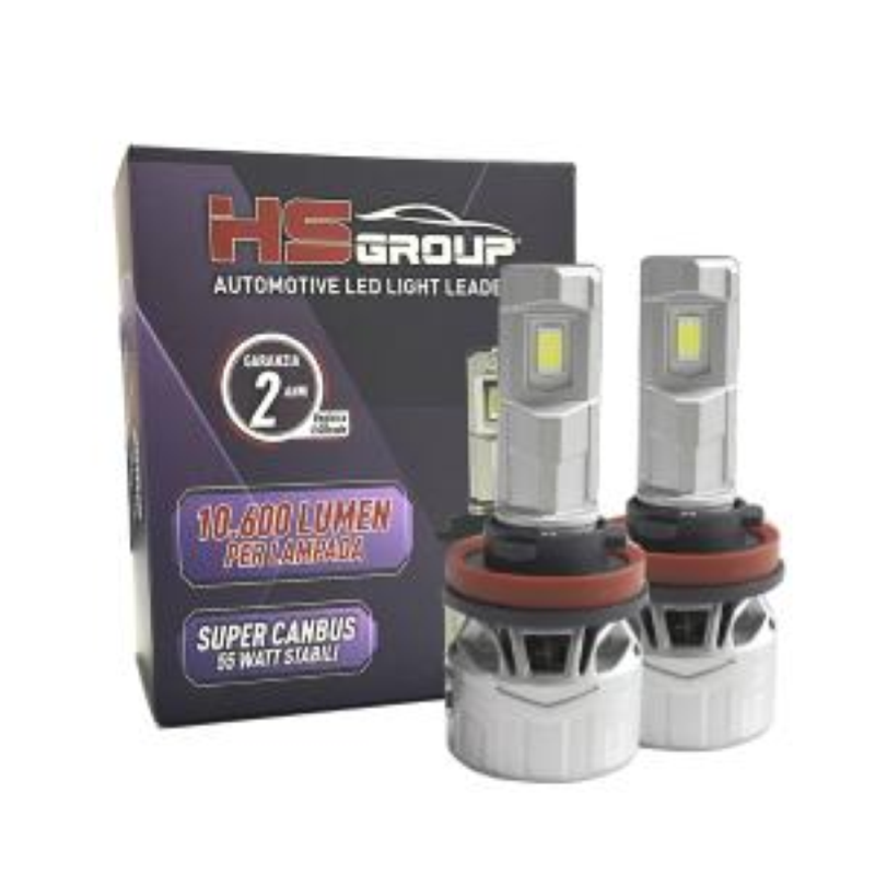 KIT LED 9V/32 VOLT H8/H11 55WATT REALI SUPER CAN BUS, 10600 LUMEN