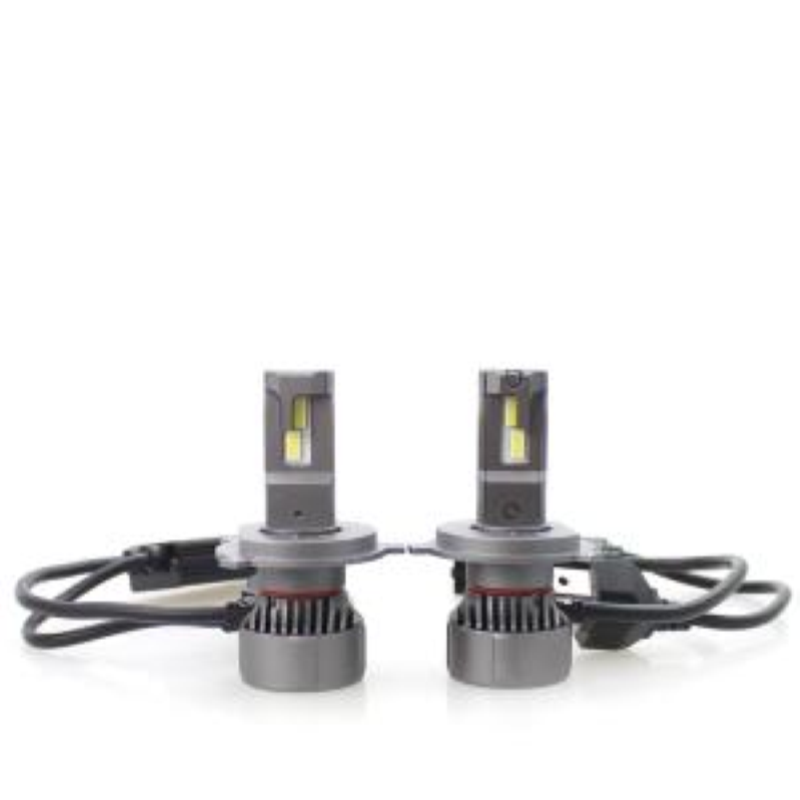 KIT LED PROFESSIONALE ALTA LUMINOSITA' 12/24 VOLT H4 - 55 WATT - 12000 LUMEN, ANABAGLIANTE - ABBAGLIANTE