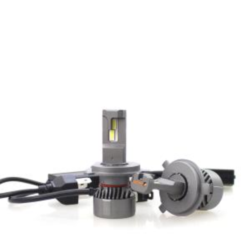 KIT LED PROFESSIONALE ALTA LUMINOSITA' 12/24 VOLT H4 - 55 WATT - 12000 LUMEN, ANABAGLIANTE - ABBAGLIANTE