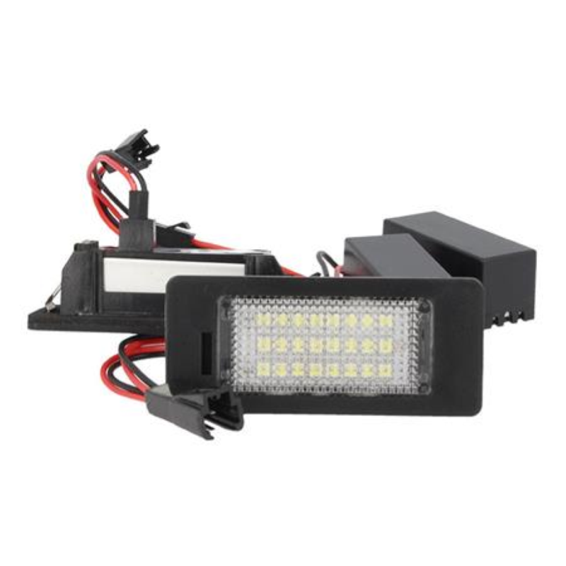 kit luci targa personalizzato Audi A1 A6 , VW Golf VI , Seat Ibiza