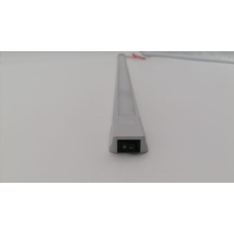 Plafoniera 18 led 12/24 volt bianco freddo 26cm con interruttore incorporato