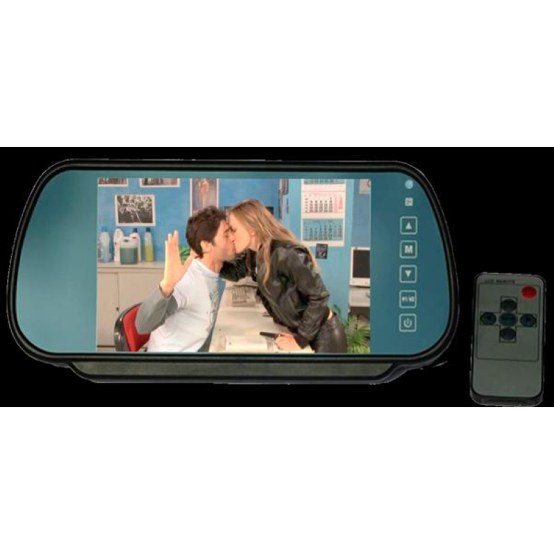 SPECCHIETTO RETROVISORE CON MONITOR 7 POLLICI 16/9