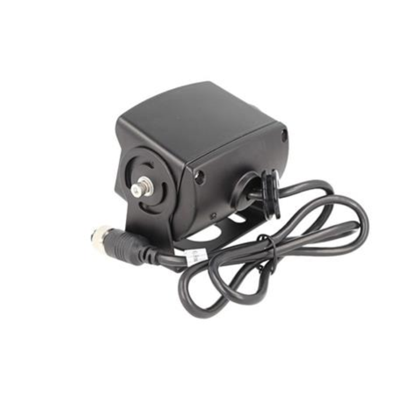 Telecamera professionale IP67 12/24 volt con infrarossi nera connettore a vite 4 pin