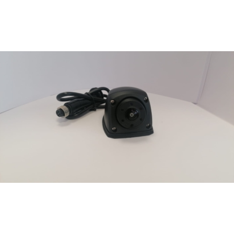 Telecamera professionale IP67 12/24 volt con infrarossi nera connettore a vite 4 pin